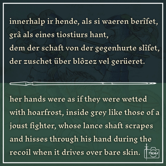 Textauszug aus Wolfram von Eschenbachs Willehalm